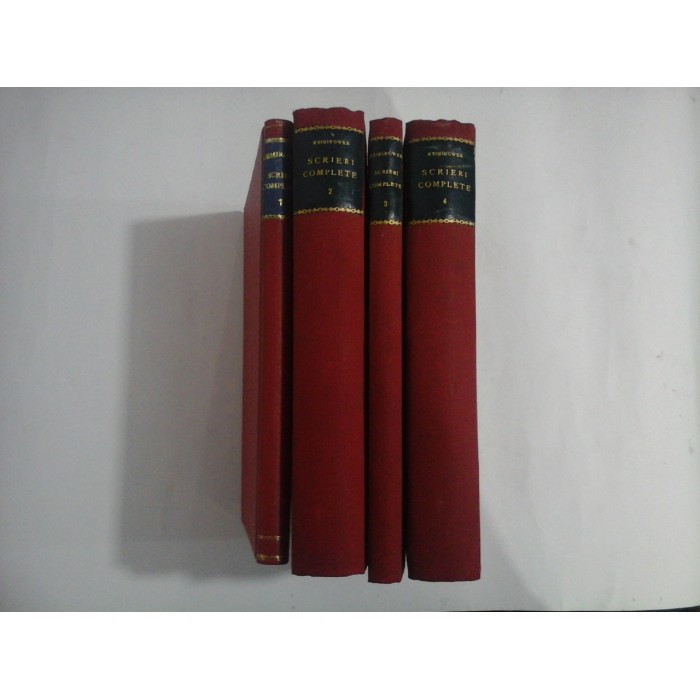 J.I. NIEMIROWER - SCRIERI COMPLETE - 4 volume - 1919 ( cu autograf si dedicatie) J.I. NIEMIROWER - SCRIERI COMPLETE - 4 volume - 1919 ( cu autograf si dedicatie)